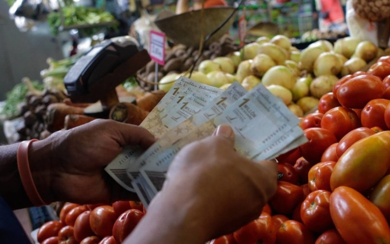 Venezuela es el segundo país con la mayor inflación anualizada en lo que va de año