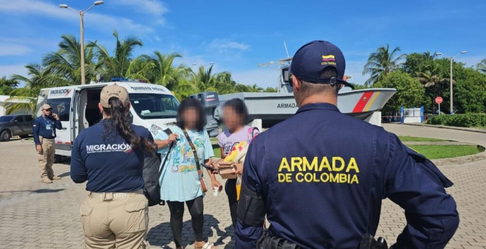 Alertan de agudización de crisis migratoria en Colombia tras rescate de 55 migrantes