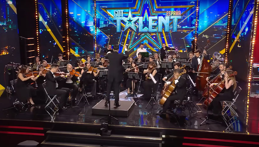 Orquesta Carlos Cruz-Diez conmovió al público de Got Talent España