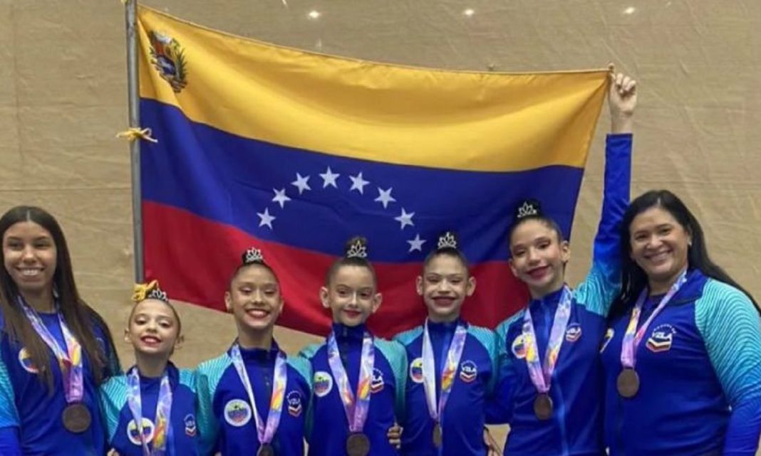 Venezolanas brillan en Suramericano de Gimnasia Rítmica