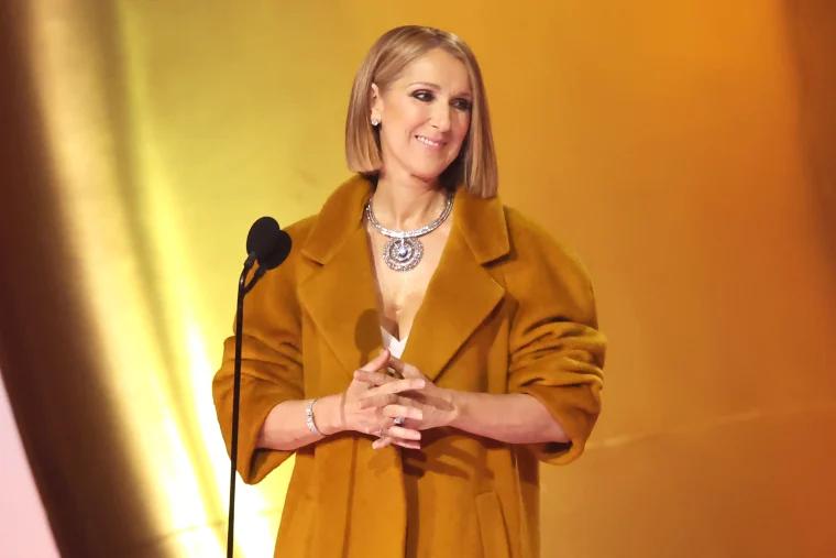 Céline Dion sorprendió en los Grammy en medio de su tratamiento del síndrome de persona rígida