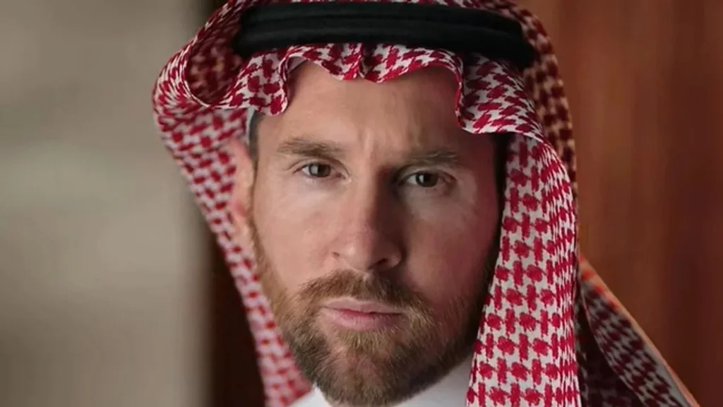 ¡ELEGANTE! Messi posó para una marca de moda de Arabia Saudita (FOTOS)