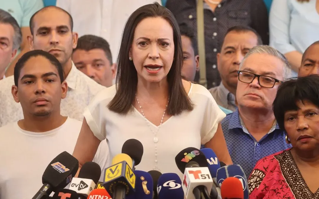 María Corina Machado: “El régimen escogió a sus candidatos”