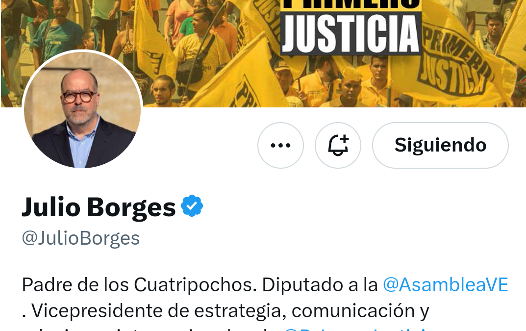 TWITTERAZO: @JulioBorges «Maduro le teme a que los venezolanos se inscriban en el registro electoral dentro y fuera del país»
