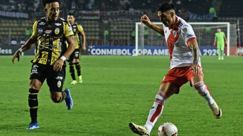 Deportivo Táchira no pudo con River Plate en su debut en la Libertadores