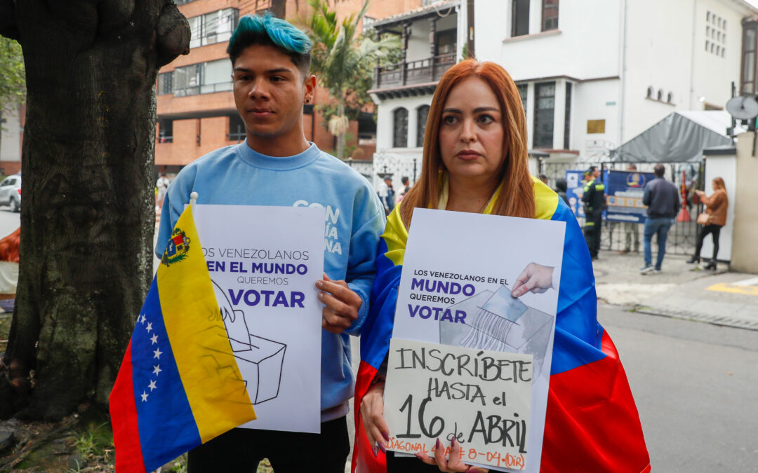 Venezolanos en Colombia denuncian impedimentos para inscribirse en el Registro Electoral