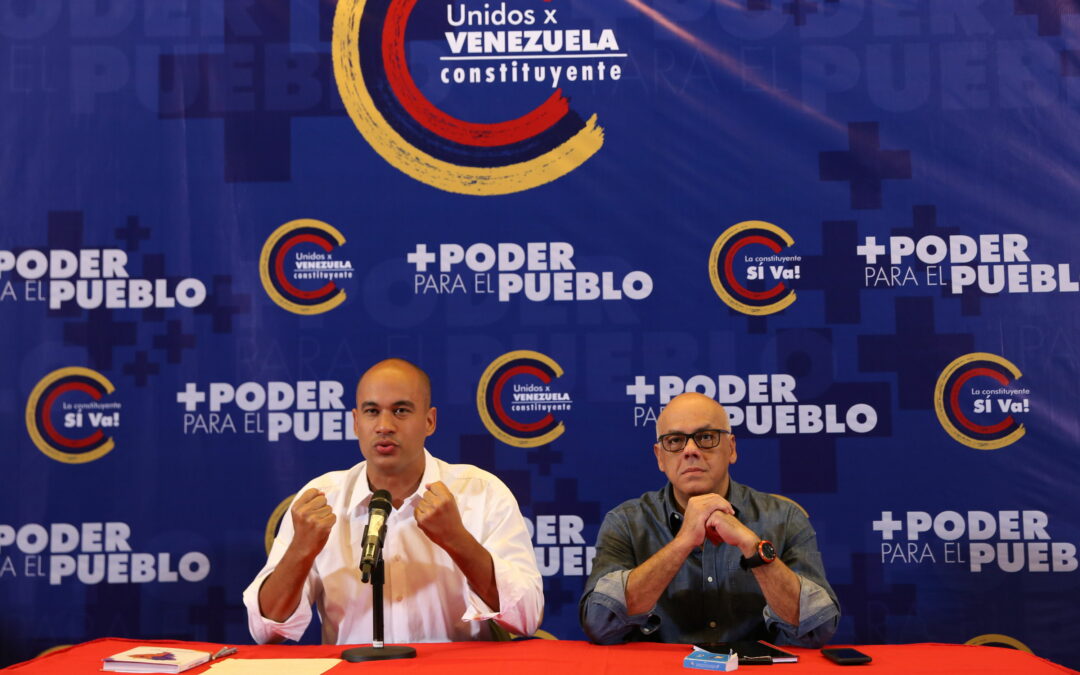 Jorge Rodríguez y Héctor Rodríguez se reunieron con funcionarios de Estados Unidos