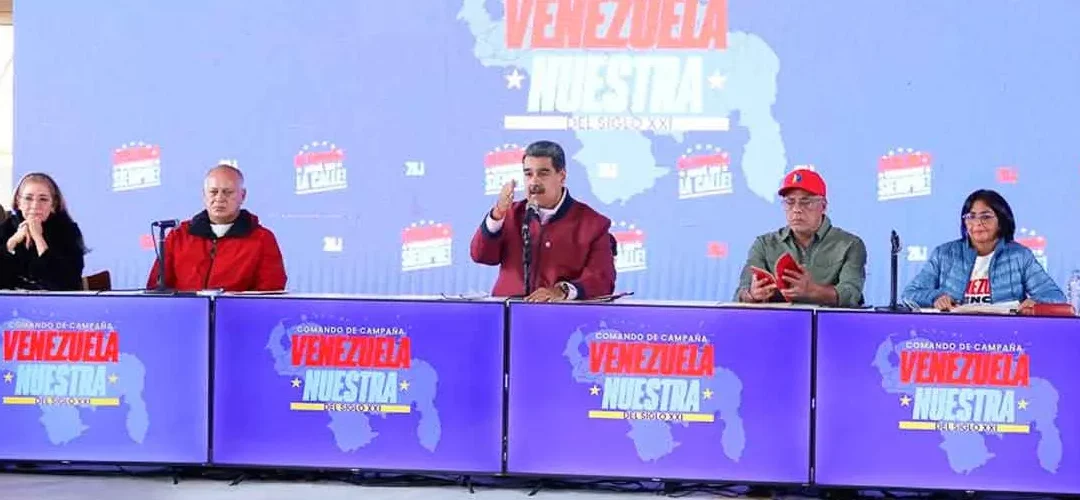 Nicolás Maduro instaló el comando de campaña “Venezuela Nuestra”