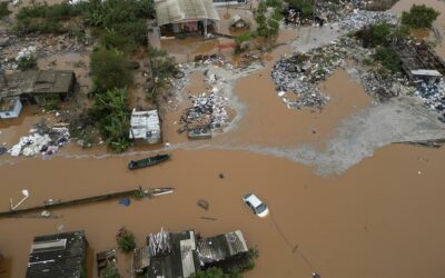 Las lluvias se intensifican en el sur de Brasil y la situación puede empeorar