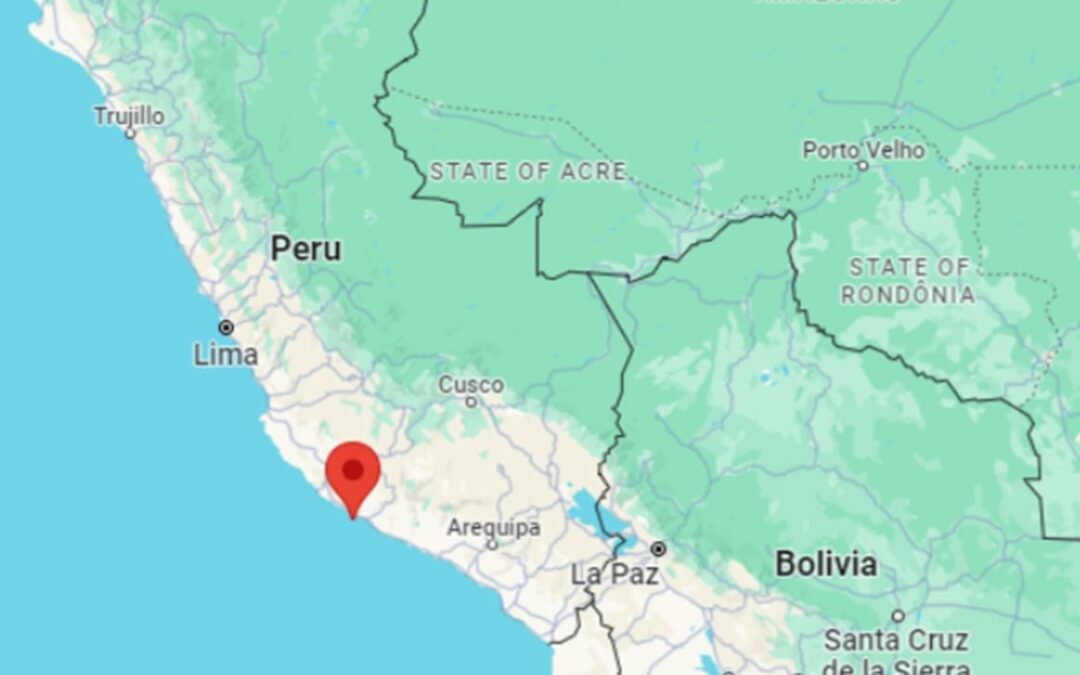 Sismo de magnitud 7 sacudió el sur de Perú