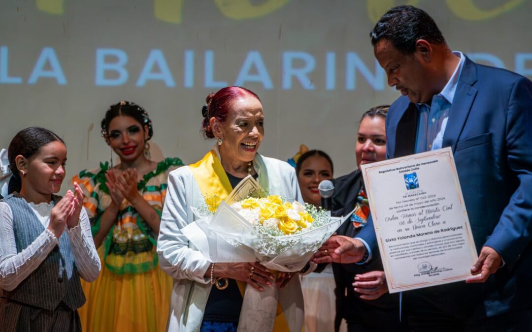 Maracaibo se reúne para rendirle homenaje a “la bailarina del pueblo” Yolanda Moreno