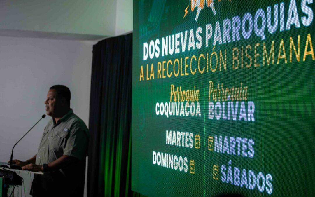 Coquivacoa y Bolívar se unen a las parroquias con frecuencia bisemanal de recolección de desechos en Maracaibo