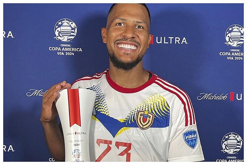 Salomón Rondón iguala dos récords históricos para Venezuela en Copa América