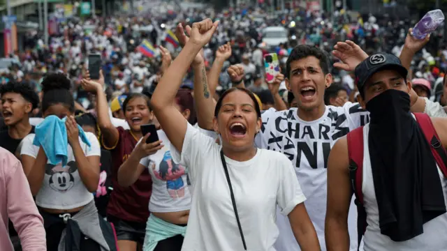 Las protestas en Venezuela por las dudas que deja el triunfo de Nicolás Maduro en las elecciones