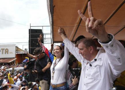 Reportan seis detenciones tras acto de campaña de Edmundo González en Barinas