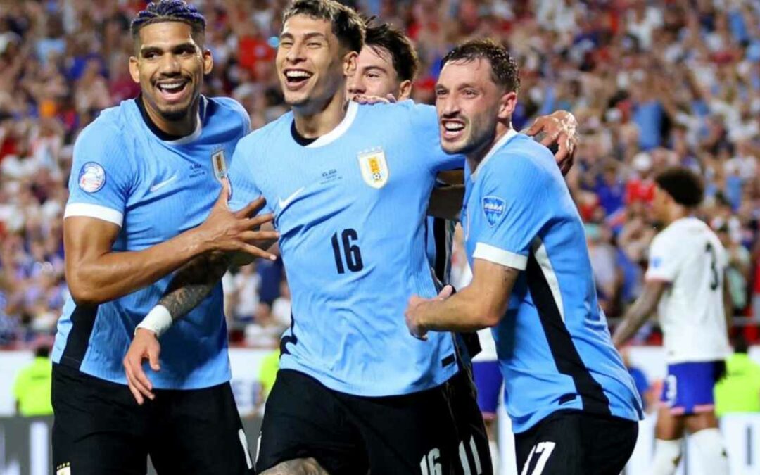 Uruguay vence a Estados Unidos y lo elimina de la Copa América