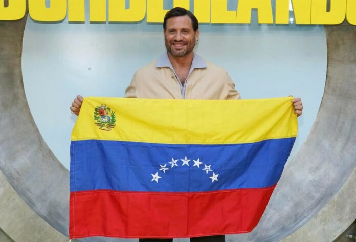 Edgar Ramírez alza la bandera de Venezuela en el estreno de “Borderlands” (FOTOS)