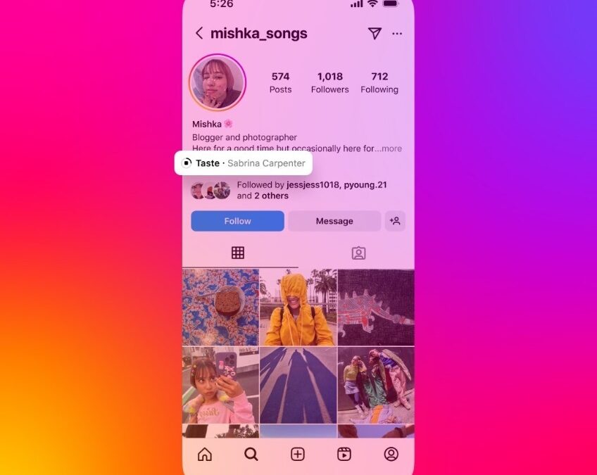 ¡LO ÚLTIMO! Instagram permite añadir canciones a los perfiles
