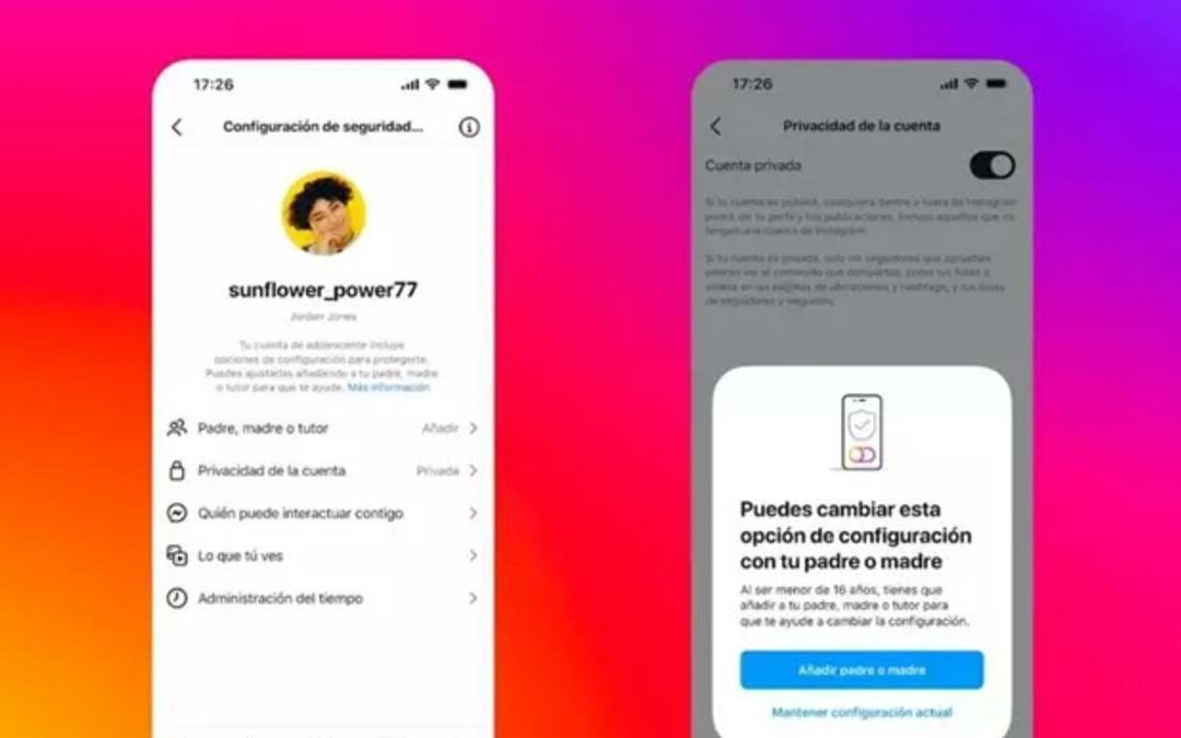 Instagram pondrá automáticamente en modo privado las cuentas de adolescentes