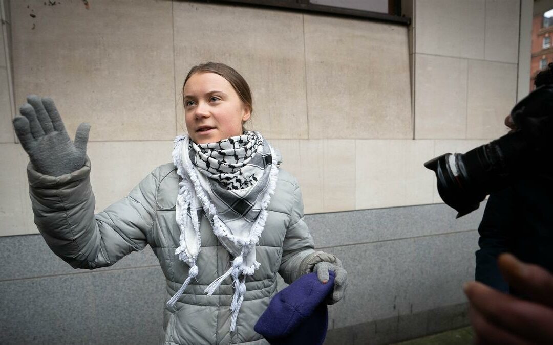 Detienen a Greta Thunberg en una protesta contra Israel en Copenhague