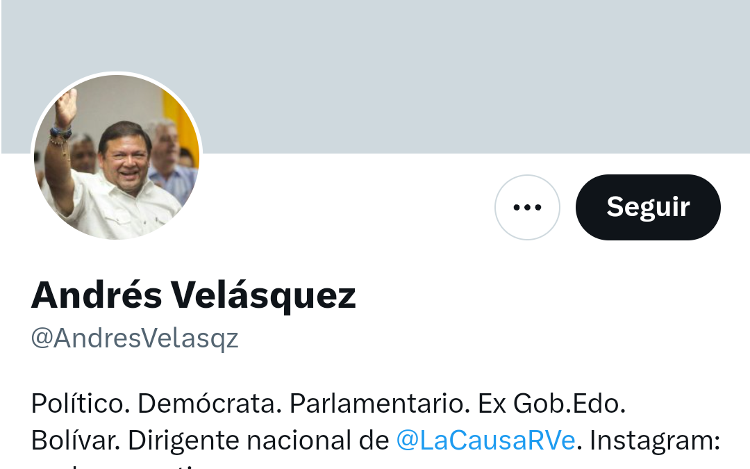 TWITTERAZO: @AndresVelasqz sobre asilo de Edmundo González: «dónde puede ayudar más a la causa democrática: ¿preso o libre?»