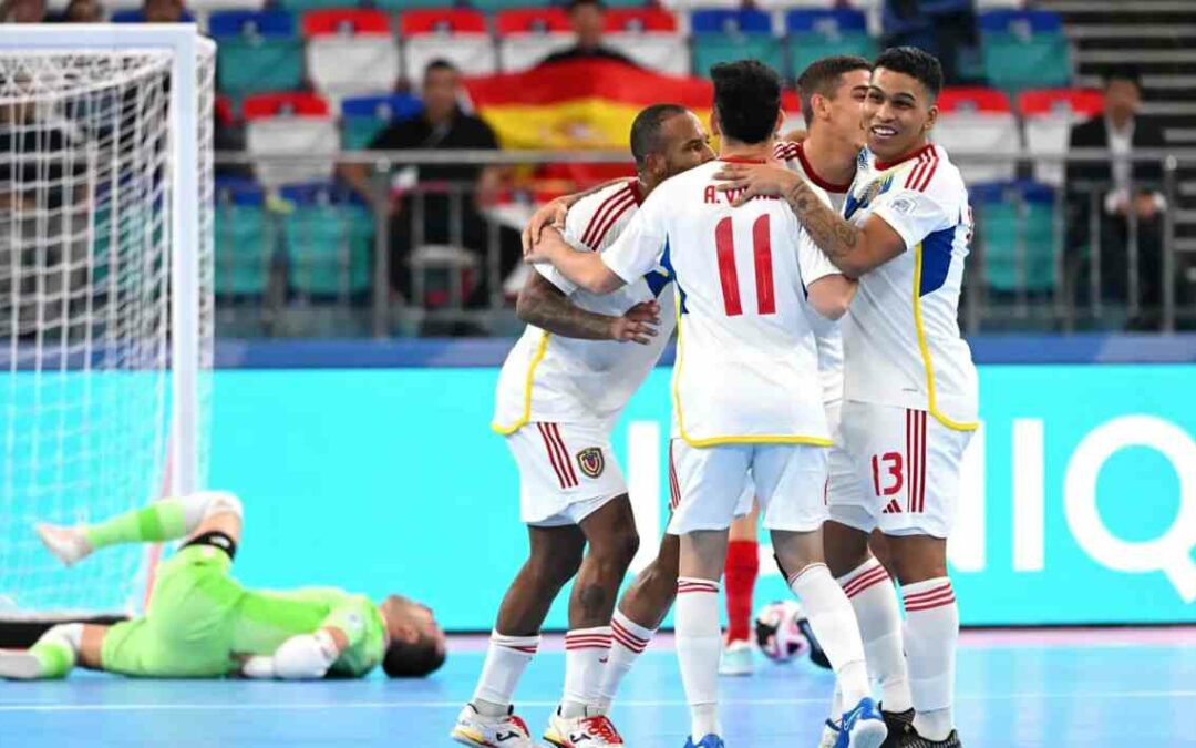 Venezuela derrota a España y clasifica a los cuartos de final en el Mundial de Futsal