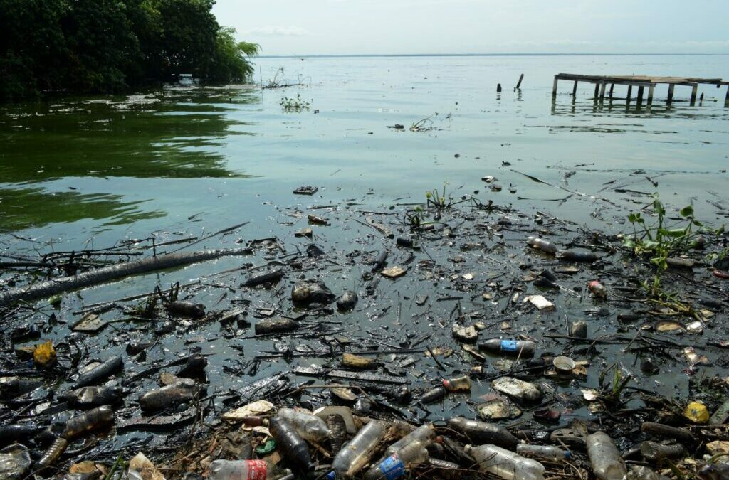 Pescadores del Lago sobreviven entre aguas contaminadas de verdín y petróleo