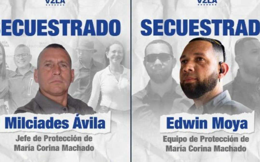 Denuncian la detención de dos miembros del equipo de seguridad de Machado