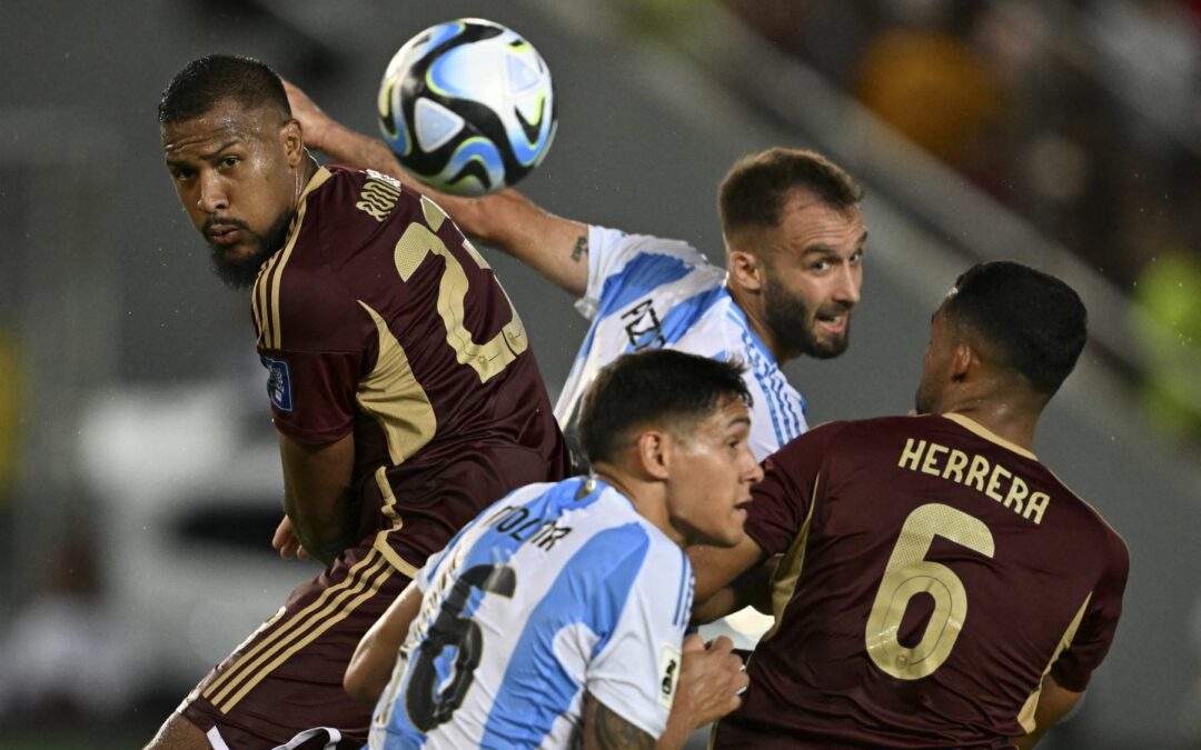 Rondón le amarga el retorno a Messi y Venezuela empata 1-1 con Argentina