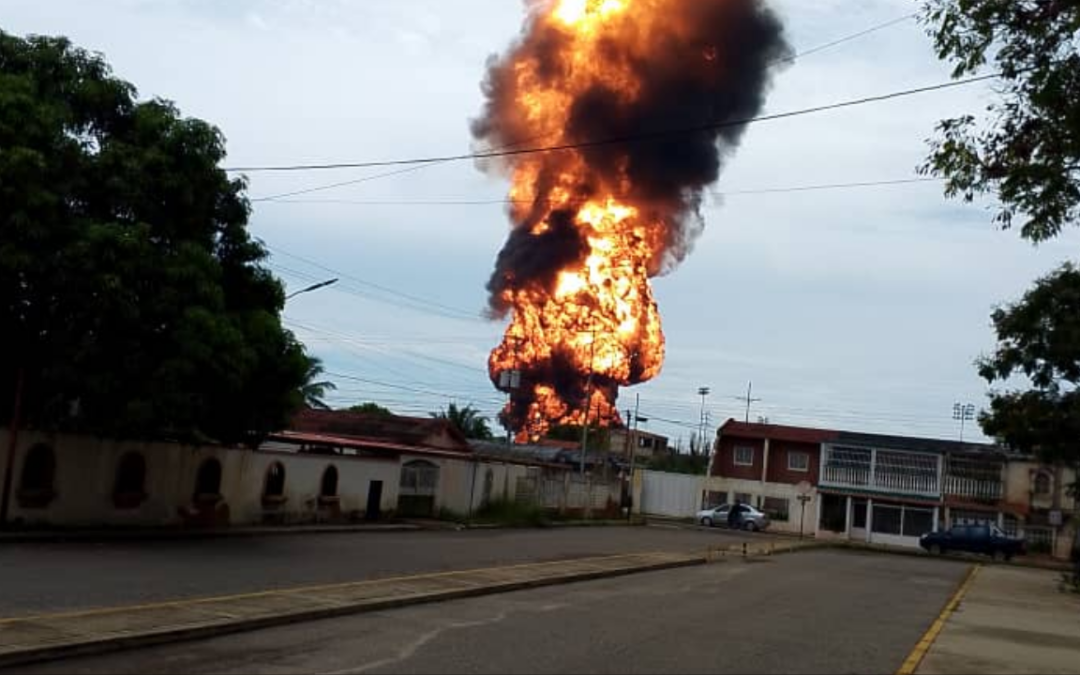 21 heridos en Cabimas por la explosión del tanque de Pdvsa