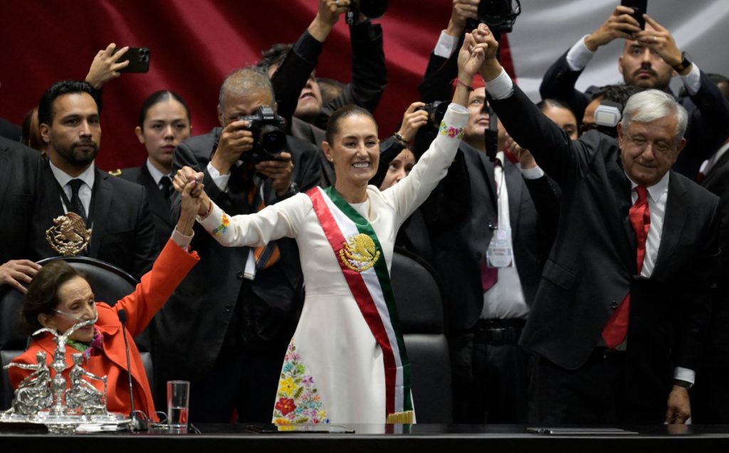 Claudia Sheinbaum juramentó como presidenta de México