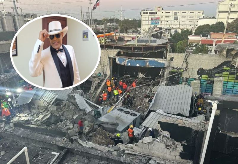 Hallan con vida al merenguero Rubby Pérez tras desplomarse el techo de una discoteca en República Dominicana