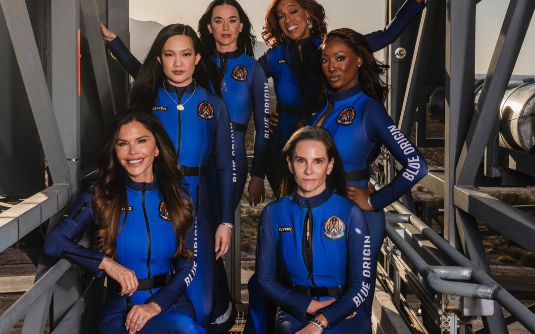 ‘Blue Origin’ completó un histórico viaje de turismo espacial tripulado solo por mujeres