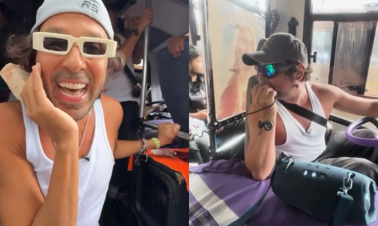 Hermanos Primera recorren Caracas en bus con su “Ruta de Escape”