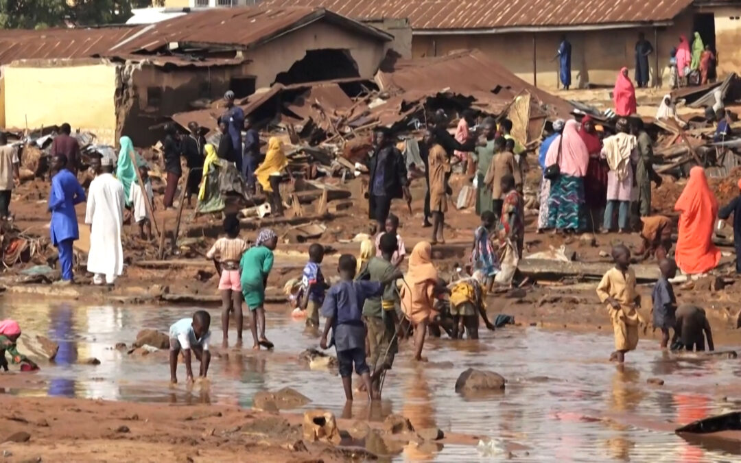 Al menos 150 muertos causaron las inundaciones en Nigeria