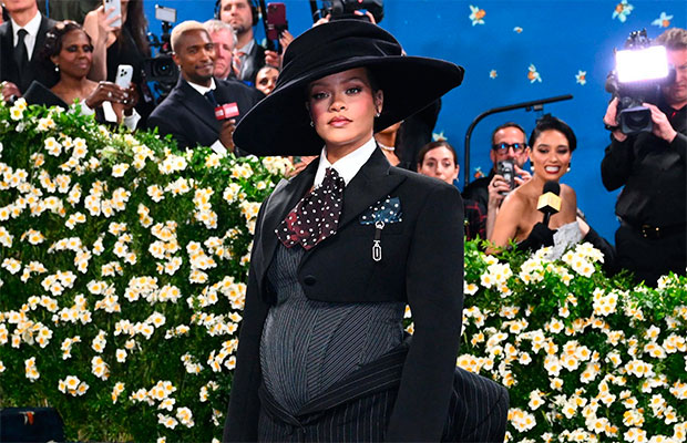 ¡De sorpresa! Rihanna anunció su tercer embarazo en la Met Gala