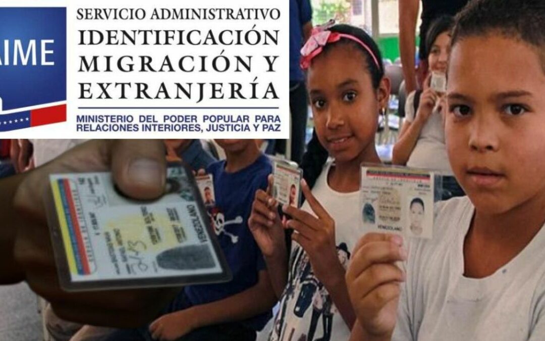 Saime activa jornada nacional de cedulación para niños sin cita previa: Estos son los recaudos