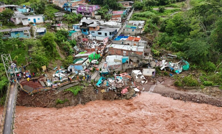 Lluvias en Táchira dejan 240 viviendas colapsadas