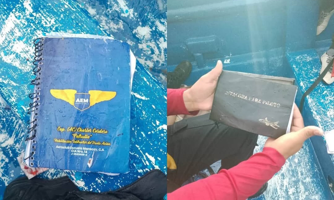 Localizan restos y documentos de aeronave desaparecida tras despegar cerca de Maiquetia