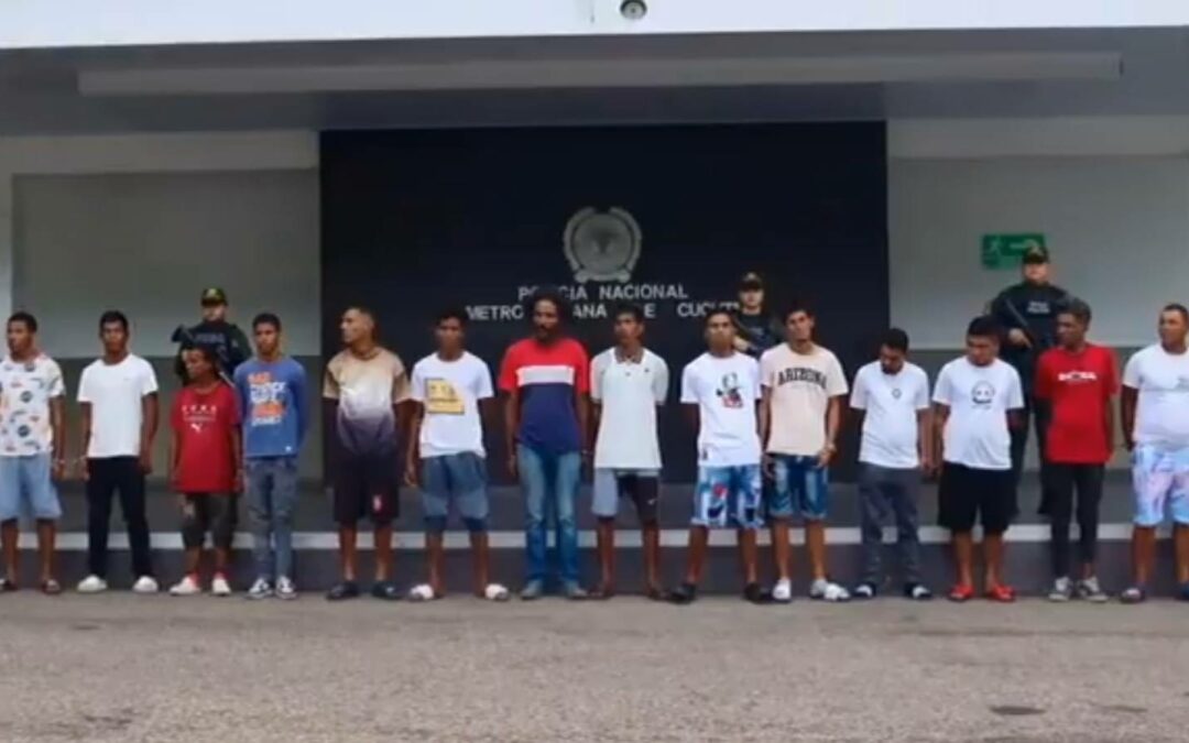 Detienen a 17 integrantes del “Tren de Aragua” en Norte de Santander