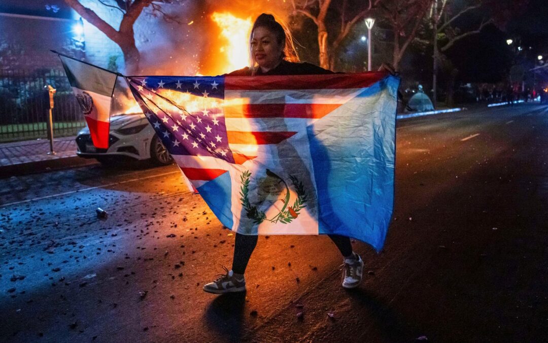 Decretan toque de queda en el centro de Los Ángeles